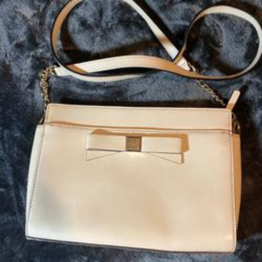Kate Spade Bow Crossbody Bag Cream